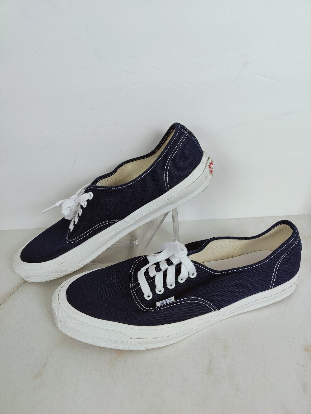 EUC Vans Men's  Premium Authentic 44 Sneakers Parisian Night Navy Blue, Sz 13